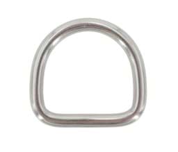 Zeige Details für D-Ring aus Edelstahl - 50mm Innenmaß - 8mm stark - 1 Stück Bild von D-Ring aus Edelstahl - 50mm Innenmaß - 8mm stark - 1 Stück