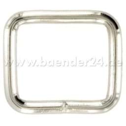 Zeige Details für Vierkantring - geschweißt aus 4mm dickem Stahl - vernickelt - 30mm Durchlass - 10 Stück Bild von Vierkantring - geschweißt aus 4mm dickem Stahl - vernickelt - 30mm Durchlass - 10 Stück