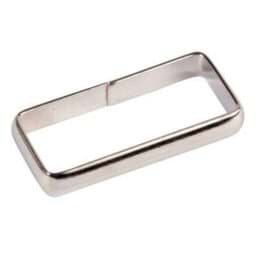 Zeige Details für Schlaufe / Gurtbandschlaufe aus Stahl, für 30mm Gurtband - 10 Stück Bild von Schlaufe / Gurtbandschlaufe aus Stahl, für 30mm Gurtband - 10 Stück