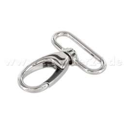 Zeige Details für Karabiner aus Zinkdruckguss - 5,8cm lang - für 40mm breites Gurtband - stabile Ausführung - 1Stück Bild von Karabiner aus Zinkdruckguss - 5,8cm lang - für 40mm breites Gurtband - stabile Ausführung - 1Stück