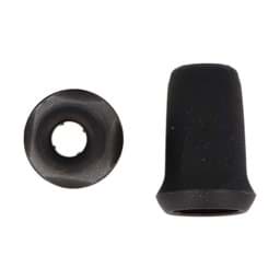 Zeige Details für Kordelende - für Schnüre bis 4mm Dicke - schwarz - 10 Stück Bild von Kordelende - für Schnüre bis 4mm Dicke - schwarz - 10 Stück