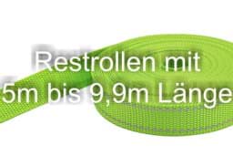Zeige Details für Restpostenbox 25mm breites PP-Gurtband 1,4mm stark, 25m - limone mit Reflektorstreifen (UV) Bild von Restpostenbox 25mm breites PP-Gurtband 1,4mm stark, 25m - limone mit Reflektorstreifen (UV)