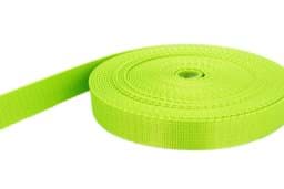Zeige Details für 10m PP Gurtband - 25mm breit - 2mm stark - limone (UV) Bild von 10m PP Gurtband - 25mm breit - 2mm stark - limone (UV)