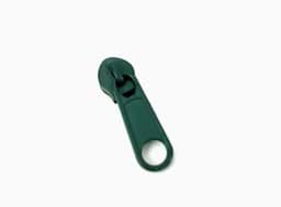 Zeige Details für Zipper für 5mm Reißverschlüsse, Farbe: dunkelgrün - 10 Stück Bild von Zipper für 5mm Reißverschlüsse, Farbe: dunkelgrün - 10 Stück