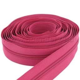 Zeige Details für 5m Reißverschluss, 3mm Schiene, Farbe: Pink Bild von 5m Reißverschluss, 3mm Schiene, Farbe: Pink