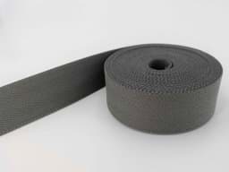 Zeige Details für 50m Gürtelband / Taschenband - 40mm breit - Fischgrät grau uni 204 Bild von 50m Gürtelband / Taschenband - 40mm breit - Fischgrät grau uni 204
