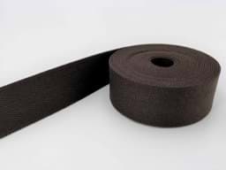 Zeige Details für 5m Gürtelband / Taschenband - 40mm breit - Fischgrät dunkelbraun uni 207 Bild von 5m Gürtelband / Taschenband - 40mm breit - Fischgrät dunkelbraun uni 207