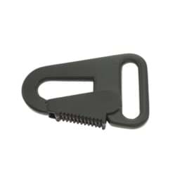 Zeige Details für Karabinerhaken mit Schnappverschluss - 4,5cm lang - schwarz - 10 Stück Bild von Karabinerhaken mit Schnappverschluss - 4,5cm lang - schwarz - 10 Stück