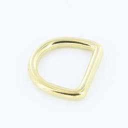 Zeige Details für D-Ring aus Messing, 25mm Innenmaß, 5mm dick - 1 Stück Bild von D-Ring aus Messing, 25mm Innenmaß, 5mm dick - 1 Stück