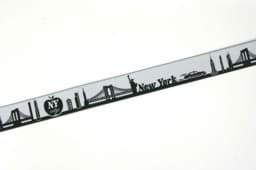 Zeige Details für 1m SKYLINE Webband - 16mm breit - NEW YORK schwarz/weiß Bild von 1m SKYLINE Webband - 16mm breit - NEW YORK schwarz/weiß