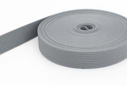 Zeige Details für 50m PP Gurtband - 30mm breit - 1,8mm stark - grau (UV) Bild von 50m PP Gurtband - 30mm breit - 1,8mm stark - grau (UV)