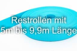 Zeige Details für Restpostenbox 25mm breites PP-Gurtband 1,8mm stark, 25m - türkis (UV) Bild von Restpostenbox 25mm breites PP-Gurtband 1,8mm stark, 25m - türkis (UV)