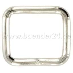 Zeige Details für 40mm Vierkantring - geschweißt aus 4mm dicken Stahl - vernickelt - 1 Stück Bild von 40mm Vierkantring - geschweißt aus 4mm dicken Stahl - vernickelt - 1 Stück