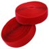 Bild von 4m Klettband (Flausch & Haken), 30mm breit, Farbe: rot - zum Aufnähen