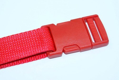 Bild von Steckschließer aus Kunststoff, Farbe: rot, für 30mm Gurtband