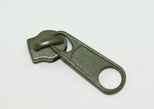 Bild von Zipper für 8mm Reißverschlüsse, Farbe: khaki, 10 Stück