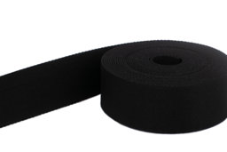 Bild von 4m Gürtelband / Taschenband - 30mm breit - Farbe: schwarz