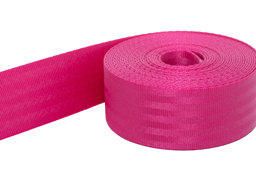 Bild von 50m Sicherheitsgurtband pink aus Polyamid, 38mm breit - bis 1,5t belastbar
