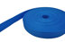 Bild von 50m PP Gurtband - 30mm breit - 1,4mm stark - blau (UV) *Neuer Farbton*
