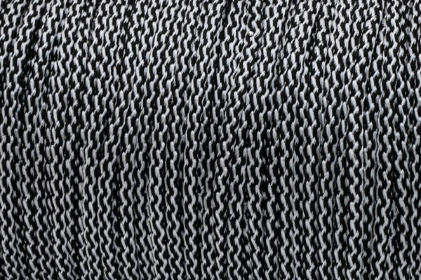 Bild von 10m PP-Schnur - 5mm stark - Farbe: schwarz/weiß (UV)