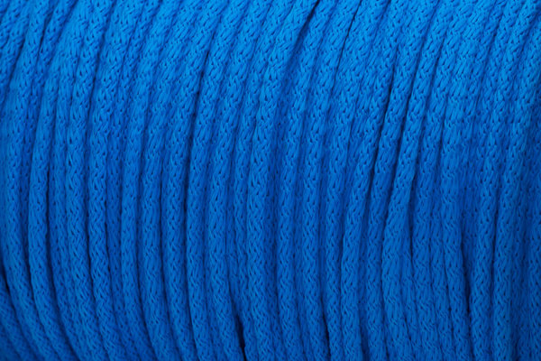 Bild von 50m PP-Schnur - 5mm stark - Farbe: Blau (UV)