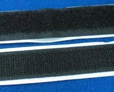 Bild von 4m Selbstklebendes Alfagrip  Klettband ATA (4m Flausch & 4m Haken) - 50mm breit - schwarz
