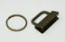 Bild von Rohlinge / Klemmschließe für Schlüsselanhänger, für 30mm breites Gurtband - Farbe: ANTIK - 1 Stück