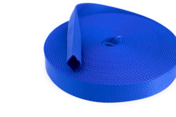 Bild von 10m Schlauchgurt /Schlauchband aus Polyamid, 20mm breit, blau