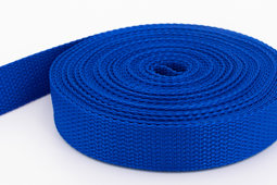 Bild von 10m PP Gurtband - 25mm breit - 1,2mm stark - königsblau (UV)