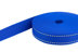 Bild von 50m PP Gurtband - 20mm breit - 1,4mm stark - Königsblau mit Reflektorstreifen (UV)