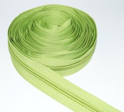 Bild von 5m Reißverschluss, 3mm Schiene, Farbe: apfelgrün
