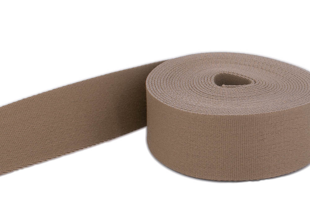 Bild von 50m Gürtelband / Taschenband - 40mm breit - Farbe: taupe