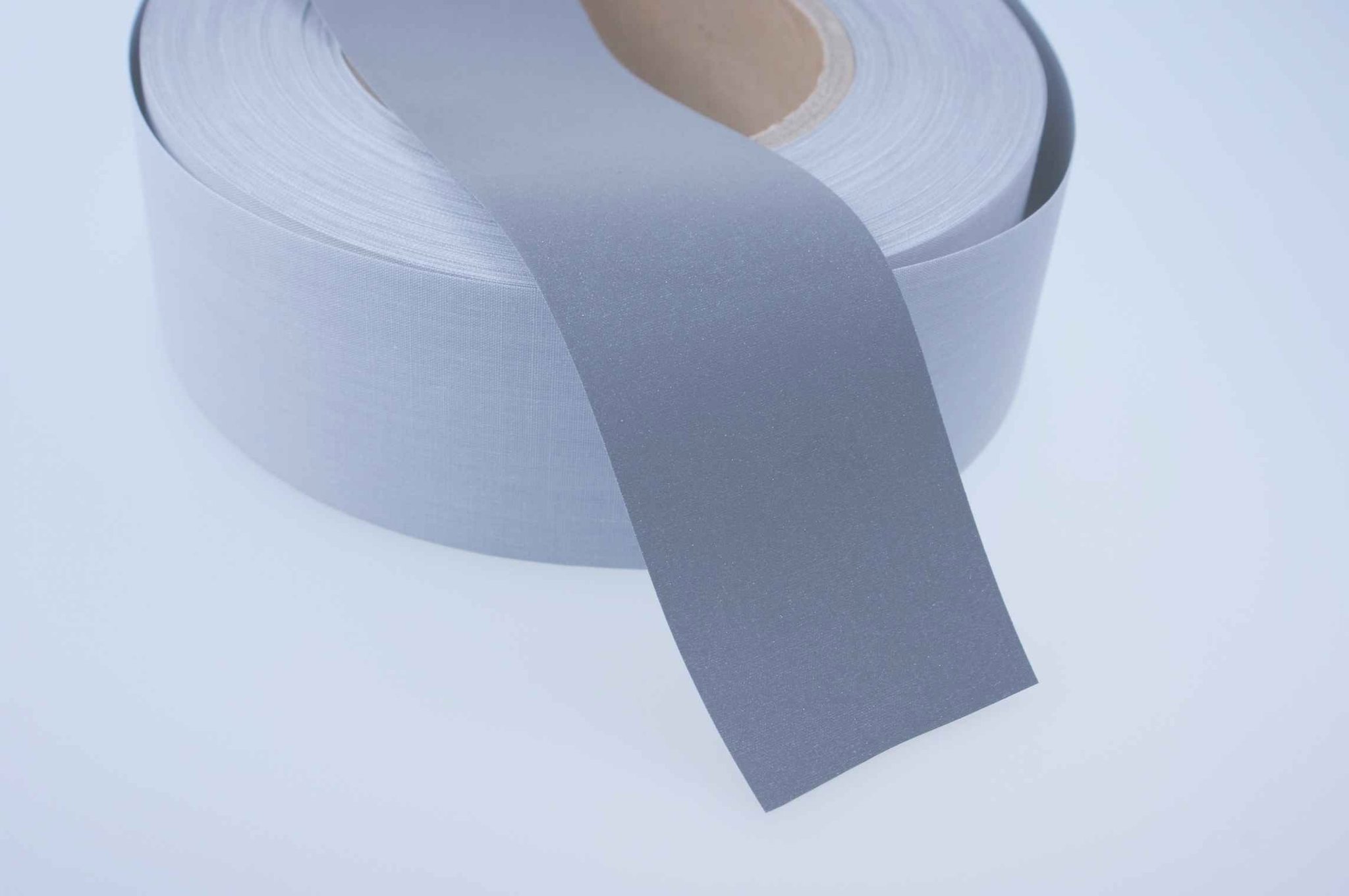 1m Reflektorband 50mm breit - silber - zum Aufnähen - geprüft nach EN ISO  20471:2013.