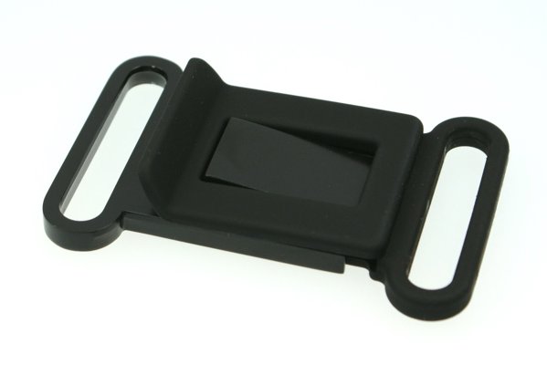 Bild von Steckschließer für 40mm breites Gurtband - schwarz  - 1 Stück