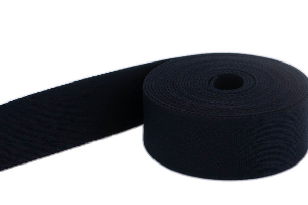 Bild von 50m Gürtelband / Taschenband - 40mm breit - Farbe: nachtblau