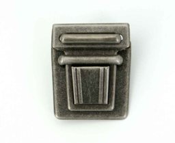 Bild von Mappenverschluss / Steckverschluss - 2,9cm breit - schwarz antik - 1 Stück