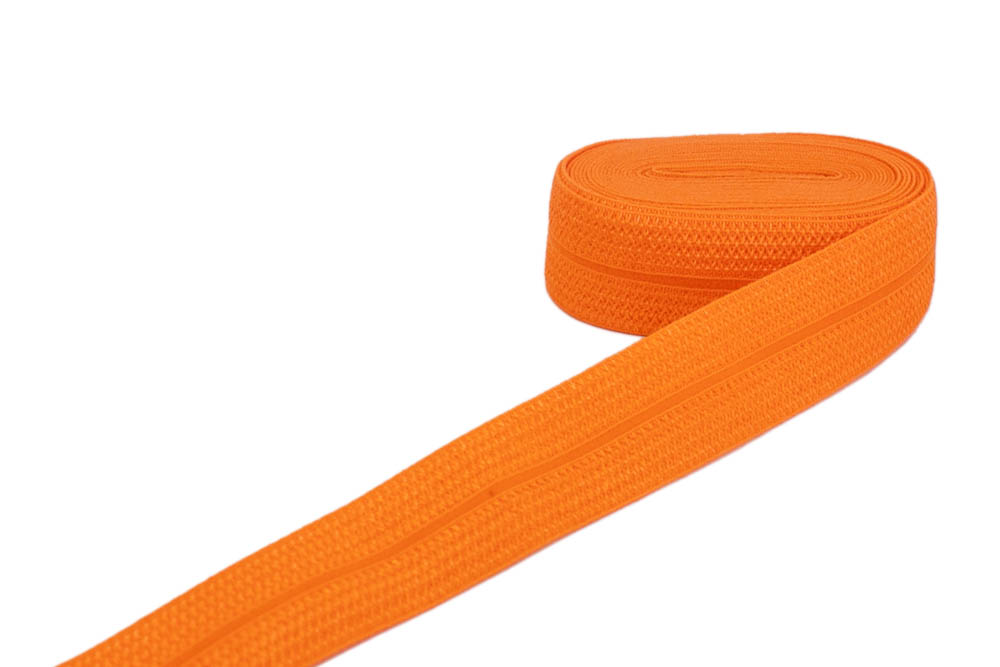 Bild von 3m Elastisches Schrägband - Polyamid - 20mm breit - orange