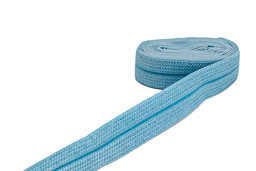 Bild von 3m Elastisches Schrägband - Polyamid - 20mm breit - hellblau
