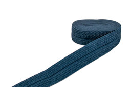 Bild von 3m Elastisches Schrägband - Polyamid - 20mm breit - jeansblau