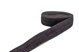 Bild von 3m Elastisches Schrägband - Polyamid - 20mm breit - dunkelgrau