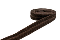 Bild von 3m Elastisches Schrägband - Polyamid - 20mm breit - dunkelbraun