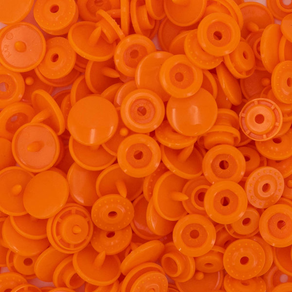 Bild von KAM Snaps T5 Druckknöpfe 12,4mm - 50 Stück - orange