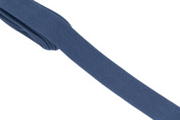 Bild von 3m Schrägband - Baumwolle Jersey - 20mm breit - jeansblau