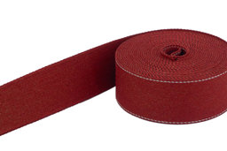 Bild von 5m Gürtelband / Taschenband - aus recyceltem Garn - 39mm breit - weinrot