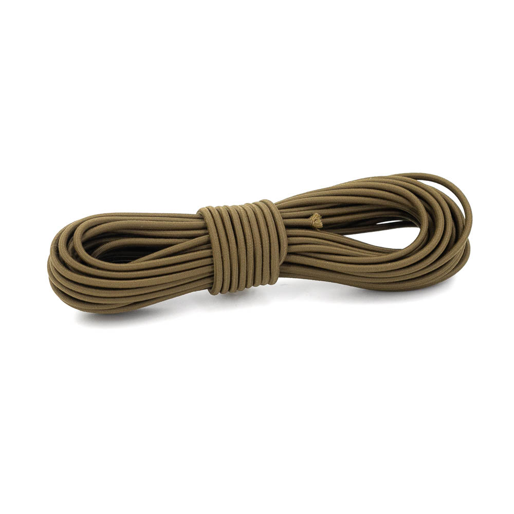 Bild von 10m Gummiseil / Shock Cord - 3,6mm dick - coyote braun