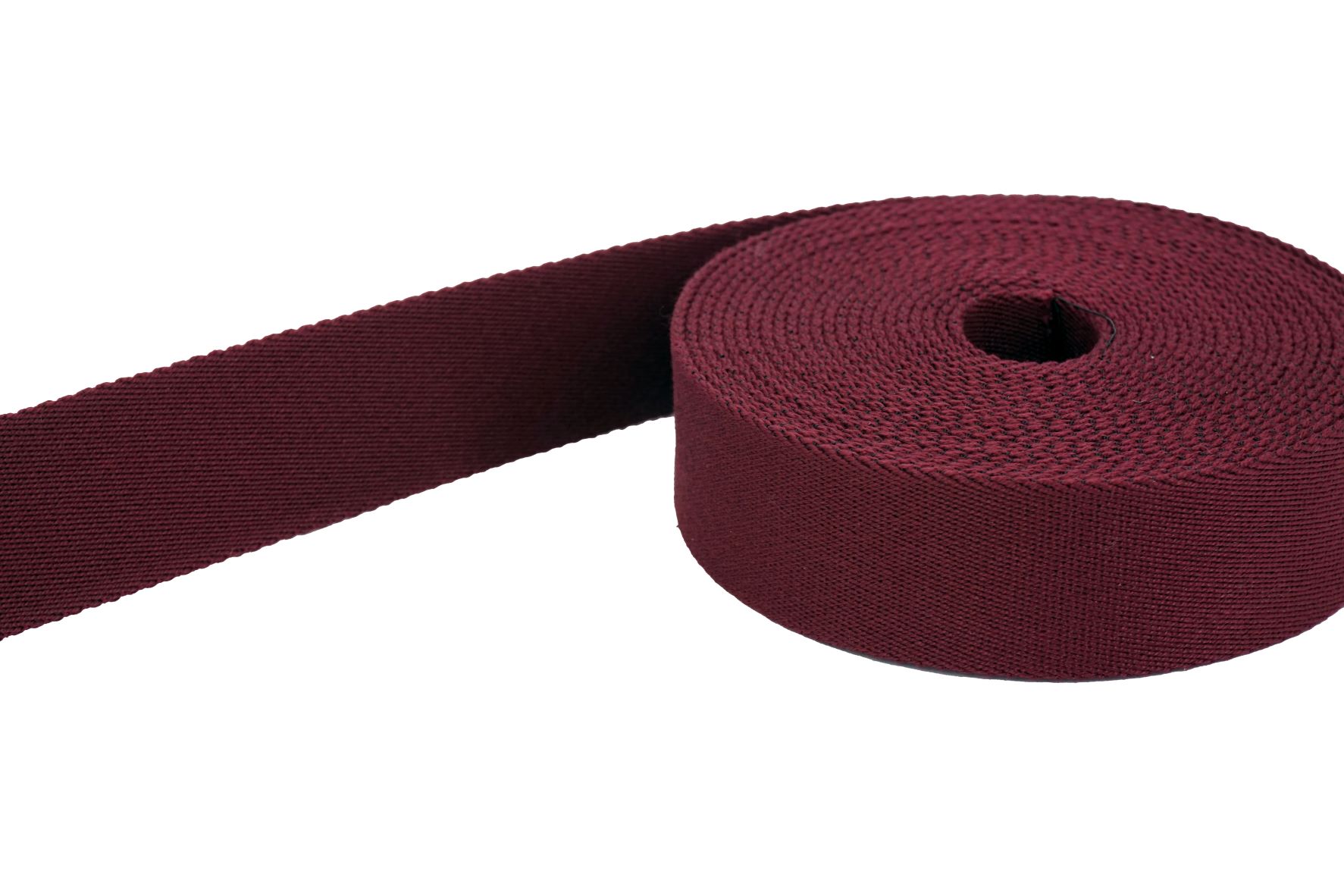 Bild von 1m Gürtelband / Taschenband - Farbe: Weinrot - 30mm breit