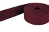 Bild von 5m Gürtelband / Taschenband - Farbe: Weinrot - 40mm breit