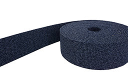 Bild von 50m Gürtelband / Taschenband - 40mm breit - Jeansblau melange