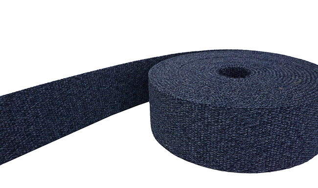 Bild von 5m Gürtelband / Taschenband - 40mm breit - Jeansblau melange