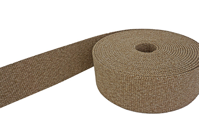 Bild von 5m Gürtelband / Taschenband - 40mm breit - Natur melange